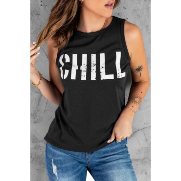 Black CHILL Graphic ...